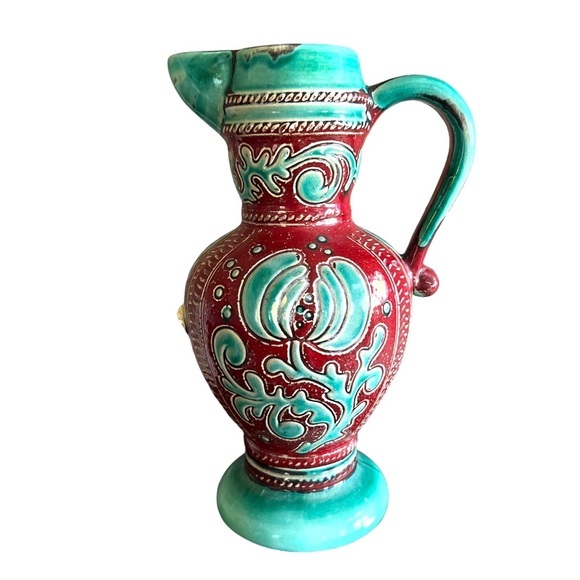 Vintage Other - 1960s Gmundner Keramik Pitcher Vase Austrian Pottery